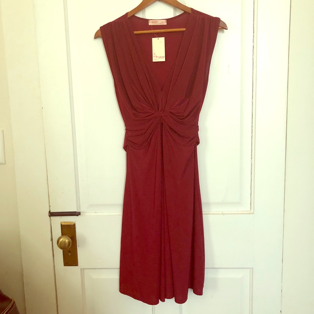 Wine colored Dress 12-14